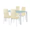 Liana 4+1 Esstisch-Set beige