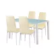 Liana 4+1 Esstisch-Set beige