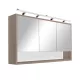 Oberer Spiegelschrank Luna 120, Rauna sil