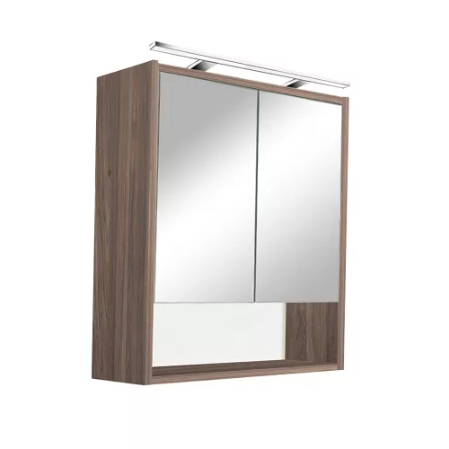 Oberer Spiegelschrank Luna 60, Rauna sil