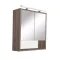 Oberer Spiegelschrank Luna 60, Rauna sil