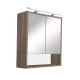 Oberer Spiegelschrank Luna 60, Rauna sil