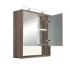 Oberer Spiegelschrank Luna 60, Rauna sil