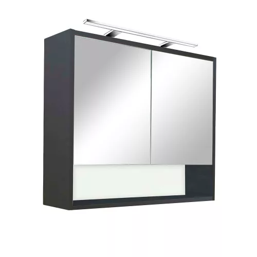 Luna 80 Top-Spiegelschrank, anthrazit