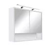 Luna 80 Top Spiegelschrank weiß