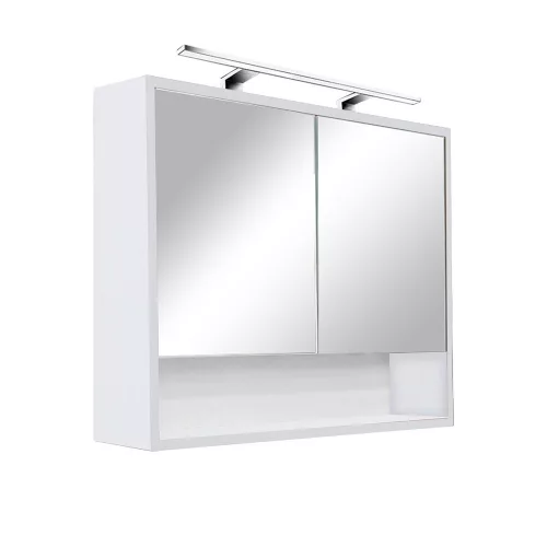 Luna 80 Top Spiegelschrank weiß