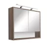 Oberer Spiegelschrank Luna 80, Rauna sil