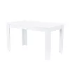 Yorki Standard Esstisch 140x80 cm weiß