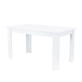 Yorki Standard Esstisch 140x80 cm weiß