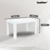 Leon 4+1 Esstisch-Set weiß-braun