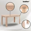 Leon 4+1 Esszimmergarnitur sonoma Eiche-beige