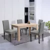 Leon 4+1 Esstischgarnitur Sonoma Eiche grau