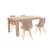 Lola 4+1 Esstisch-Set beige-sonoma Eiche