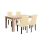 Leon 4+1 Esszimmergarnitur sonoma Eiche-beige