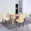 Leon 4+1 Esszimmergarnitur sonoma Eiche-beige