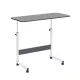 Höhenverstellbarer Laptoptisch 80x40 cm schwarz