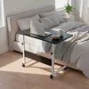 Höhenverstellbarer Laptoptisch 80x40 cm schwarz