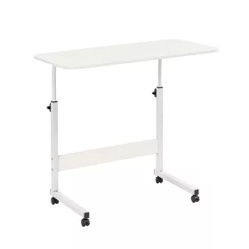 Höhenverstellbarer Laptoptisch 80x40 cm weiß