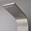 Alegro Silver Hydromassage-Duschpaneel, Edelstahl