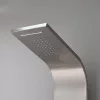 Alegro Silver Hydromassage-Duschpaneel, Edelstahl