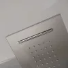 Alegro Silver Hydromassage-Duschpaneel, Edelstahl