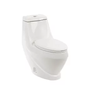   Coral Monobloc-WC-Schüssel mit Absenkautomatik und Bodenspülung
