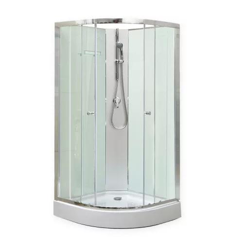 Marco White II 90x90 cm Duschkabine mit Duschwanne