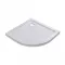Modena Slim gebogene niedrige Acryl-Duschwanne 90x90 cm