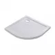 Modena Slim gebogene niedrige Acryl-Duschwanne 90x90 cm