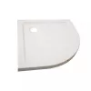 Modena Slim gebogene niedrige Acryl-Duschwanne 90x90 cm