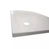 Modena Slim gebogene niedrige Acryl-Duschwanne 90x90 cm