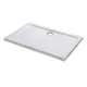 Modena Slim asymmetrische quadratische Acryl-Duschwanne, 80x120 cm