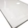 Modena Slim asymmetrische quadratische Acryl-Duschwanne, 80x120 cm