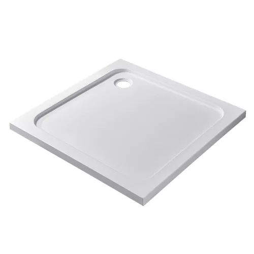 Modena Slim quadratische niedrige Acryl-Duschwanne 100x100 cm