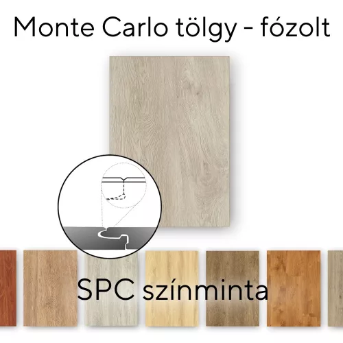 Leziter Monte Carlo Eiche Vinyl SPC Bodenbelag Muster/Muster