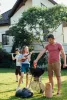 Ukulelengitarre aus Holz für Kinder, 4 Nylonsaiten braun