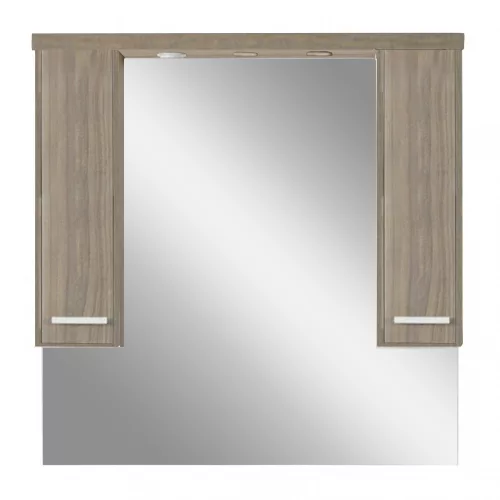 Nerva 105 cm verspiegelter Wandschrank, Rauna sil