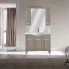 Nerva 105 cm verspiegelter Wandschrank, Rauna sil