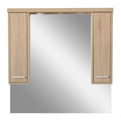 Nerva 105 cm verspiegelte Schrankwand, Sonoma Eiche