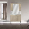 Nerva 105 cm verspiegelte Schrankwand, Sonoma Eiche