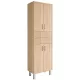 Nerva 60 Hochschrank mit 4 Türen, 2 Schubladen, Eiche Sonoma