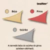 Rana Sonnensegel dreieckig 3x3x3 m grau