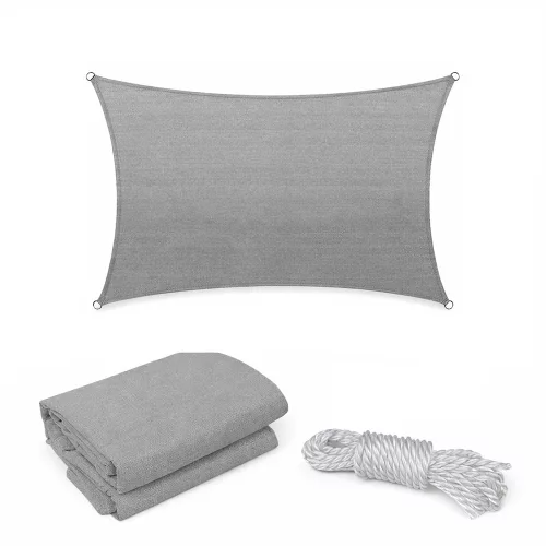Rana Markise rechteckig 3x4 m grau