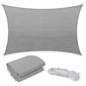 Rana Sonnensegel rechteckig 5x6 m grau