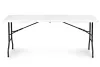 Catering-Tisch 180 cm, klappbar zum Koffer, weiß