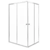 OLGA SQ 100x80 quadratische Duschabtrennung ohne Duschwanne