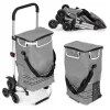 30 Liter rollende Einkaufstasche, Dreirad, faltbar