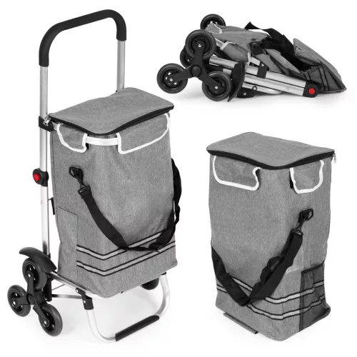 30 Liter rollende Einkaufstasche, Dreirad, faltbar
