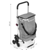30 Liter rollende Einkaufstasche, Dreirad, faltbar
