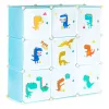Spielzeugschrank mit Dinosaurier 109x37x109 cm